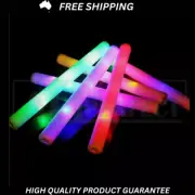 1000x LED Foam Sticks Glow in Dark Flashing Stick Rave Party Bulk Light Up Wand