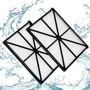 POOL BETTER RCX70101PAK2 Robotic Pool Cleaner Filter , Compatible with Hayward Pool Filter: TigerShark/ QC/ Plus, TigerShark2/ Plus Series, SharkVac/ XL, Aqua Vac 500 Series(2 Pack), Black and White