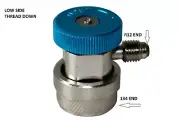Lowside Thread Down Coupler for R12 Gauges #3065