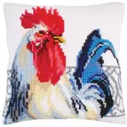 Collection D'Art Spanish Handsome Pillow Cover Needlepoint Kit, New