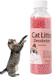Cat Litter Deodorizer,Litter Box Odor Remover, 250 Ml Odor Remover, Odor Removing Pro Deep Clean, Cost Effective Premium Clumping Cat Litter for Closets Litter Box Kitchens Bathrooms