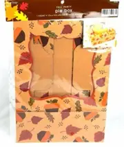 Set of 3 Pie Cookie Bakery Gift Carry Storage Box with Window