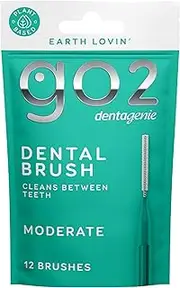 GO2 Dentagenie Dental Brush MODERATE (Teal) 12pk