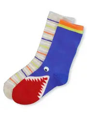 Boys 2 Pack Novelty Socks
