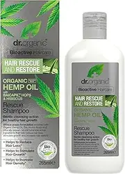 Dr Organic Hemp Oil Hair & Scalp Treatment Mousse, Restoring, Fine Hair, Mens, Womens, Natural, Vegan, Cruelty-Free, Paraben & SLS-Free, Organic, 150ml