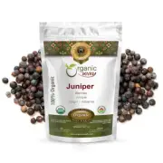 Organic Way Juniper Berries Whole - Organic, Kosher & USDA Certified