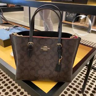 Coach 精品包包 拖特包 3色現貨 C4250 MOLLIE TOTE 25 經典老花 折扣款 全新正品