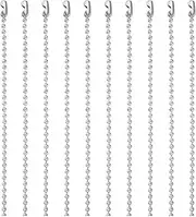 Fashewelry Half Finished Chain Necklace, 2.4mm Ball Bead, 23.6"