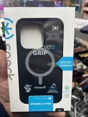 Speck Presidio2 Grip MagSafe Case for Apple iPhone 14 Pro - Black/White