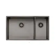 Oliveri Sprectra 1 and 1/2 Bowl Sink - Gunmetal