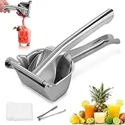 Manual Squeezer, Stainless Steel Manual Juicer, Efficient Hand Juicer, Ergonomic Handle Easy to Clean Fruits Extractor for Lemon
