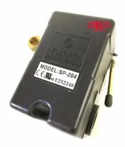 Replacement Air Compressor Pressure Switch, Sunny L4, 4 port, 95-125 PSI, 25 Am