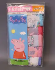 Peppa Pig Toddler Girls' Underwear, (1-Pack Of 6) Multicolor 4T