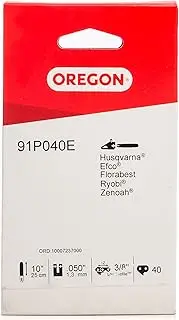 [Oregon] 91P040E Standard Saw Chain to fit 10-Inch Bosch, Ryobi, Mitox, Black & Decker, Blaupunkt, Titan Spear & Jackson, Einhell, Mac Allister, Gardenline Pole Saws, 40 Drive Links