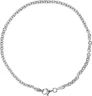 [Italian Quality Chain] 925 Sterling Silver Chain | Cable Chain Necklaces for Women or Men and Bracelets for Women or Mens Bracelet | Anti Tarnish