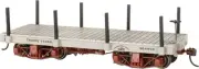 Bachmann - 18' Wood Flatcar - Spectrum� -- Data Only (gray) pkg(2) - On30