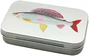Folpus Metal Trout Fishing Box Fly Organizer Portable Fly Sorted Tackle Fly Fishing for Freshwater Fishing Anglers, Medium