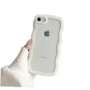 Ownest Compatible with Clear iPhone 7/8/SE Case Cute for iPhone 7/SE White