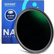 NEEWER 52mm ND1000 ND Lens Filter, Neutral Density Lens Filter with 10 Stops, Multi Resistant Nano Coated HD Optical Glass and Ultra Slim Black Matte Frame for Camera Lens