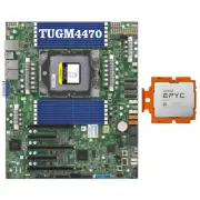 Supermicro H13SSL-NT+AMD Genoa EPYC 9654 QS+2x64g DDR5 4800=128G combination