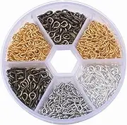 Horn Nail Pendant Eyelet Screw 4x8mm Jewelry Eye Pin Hook DIY Making Supplies