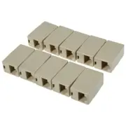 Rj45 Network Cable Extender Connector Adapter Yellow Ethernet Cables (Rj 45/8P8c)