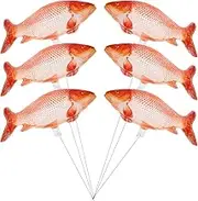 6pcs Fish Shaped Foil Balloons Birthday Party Decorations Sea Animal Balloons for Celebrations