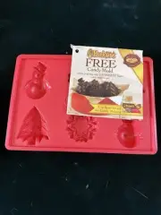 New~Baker's Chocolate~Holiday/Winter/Christmas Molds-Trees, Snowmen, Snowflakes