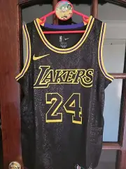 Kobe Bryant Los Angeles Lakers Black Mamba NBA Swingman Jersey Size Small