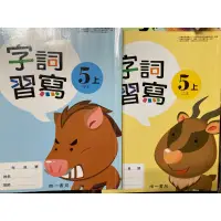 在飛比找蝦皮購物優惠-未書寫 南一 國小 國語 字詞習寫 5上 甲本 + 乙本 暑