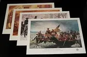 Bicentennial Souvenir Sheets Set of 4 13-31 Cent US Postage Stamps Scot 1686-89
