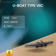 MOC Factory 139272 U-Boat Type VIIC with 4742 Pieces
