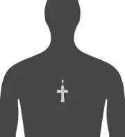 Sterling Silver Cross with Flying Dove Pendant Necklace Diamond-Cuts, 24" Chain