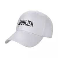 在飛比找蝦皮購物優惠-Publish Brand logo 素色彎簷鴨舌帽 棒球帽