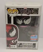 Funko Pop! Marvel Venom Carnage 2018 NYCC Fall Convention #371 NIB + Protector