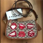 NWT Coach X Tom Wesselmann Swinger In Signature Textile Jacquard Org. $285