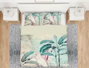 3D Blue Tree Bird 1813NA Bed Pillowcases Quilt Cover Duvet Andrea haase Fay