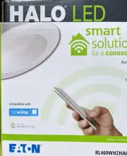 Halo RL 4 in. White Wireless Smart Integrated LED Recessed Ceiling Light Fixture