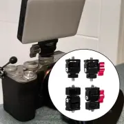 Mini Tripod Head Pan Tilt Head for Flash Mounting Camera Monitor