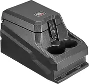 KEMIMOTO Bench Seat Console Armrest Box Cup Holder, Compatible with Can-Am Defender & Defender MAX, 13L Lockable Water-Resistant Storage Box, B0113-16901BK