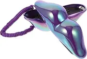 KALLORY Lip Phone Novelty Lip Shaped Corded Phone Landline Telephone Tabletop Decoration for DIY