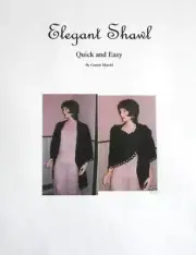 Elegant Shawl - knitting machine pattern! Standard guage