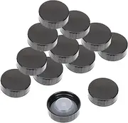 DECORNIJIA 12Pcs Plastic Screw Caps for Bottles Durable Growler Caps with Excellent Sealing for Wine Jugs and Beverage Containers Reusable Phenolic Lids for Home Brewing Supplies