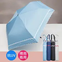 在飛比找蝦皮購物優惠-【Waterfront】日本波浪刺繡抗UV三折傘(顏色隨機)