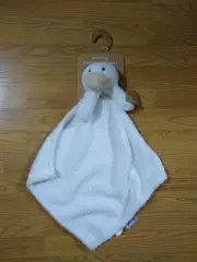 LEVI And EMMIE Security Blanket Duck Goose Feather Knit Lovey Baby Infant NEW