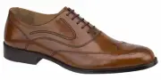 Men's Johnston & Murphy Stratton Wingtip Oxfords, 15-7070 Size 8 Tan Italian