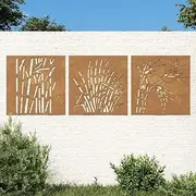 Patio Decorations pcs Corten Grass Design