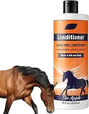Mane Shampoo - 500ml Deep Nourishing Mane and Tail Detangler Conditioner | Shower Bath Solution, Horse Grooming Supplies, Add Shine, Detangle, Repel Dirt & Dust, Reduces Breakage