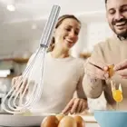 Stainless Steel Handheld Flat Whisk Ideal for Perfectly Whisking ντ (м гλ ωи п⭐