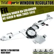 Window Regulator for Holden Rodeo RA Colorado RC Isuzu D-Max w/ Motor Rear Right (for: Isuzu)